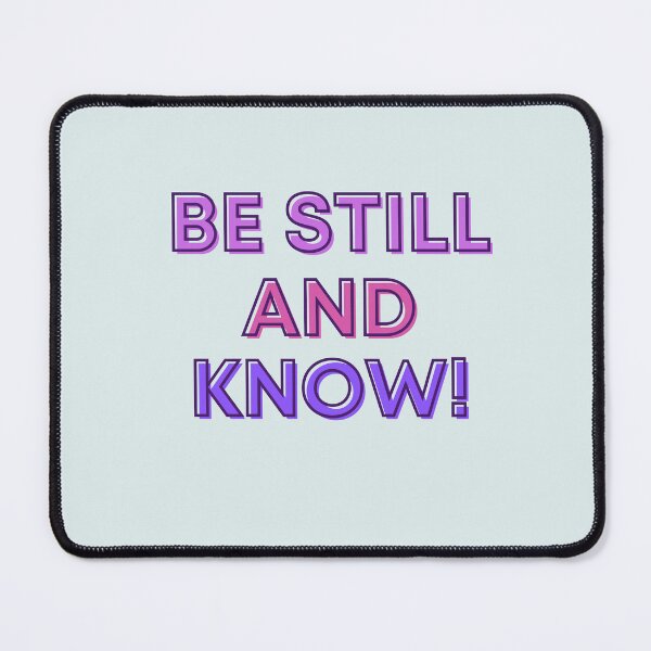 Item preview, Be Still And Know, Typography designed and sold by Kamzzi.