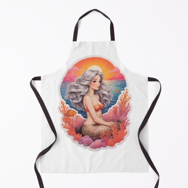 Item preview, MERMAID CORE AESTHETIC SUNSET BEACH CORAL STICKER designed and sold by Arts4U.