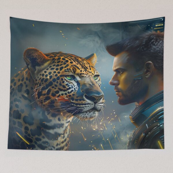 Artikelvorschau, The Leopard and the Man entworfen und verkauft von Collection de trésors .