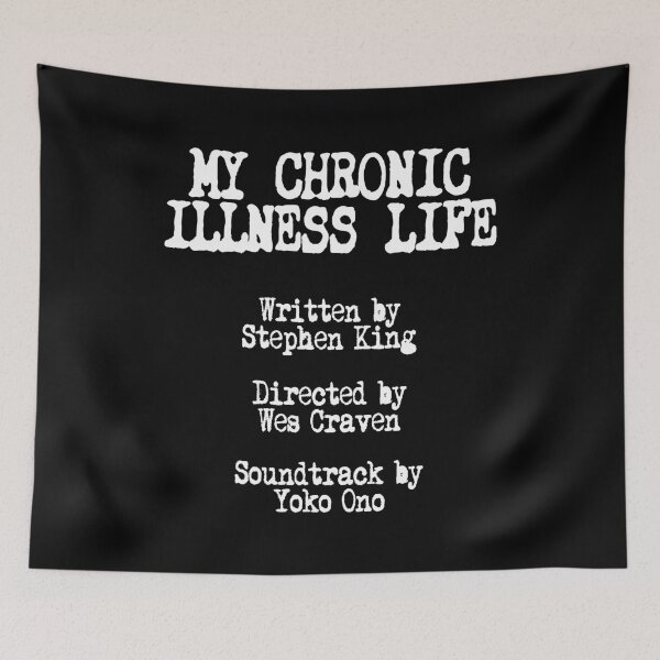 Item preview, Chronic Illness Life Horror Movie Funny T-Shirts Hoodies Scary Nightmare Chronically Ill Autoimmune Humorous Tees designed and sold by ChronicillnessT.