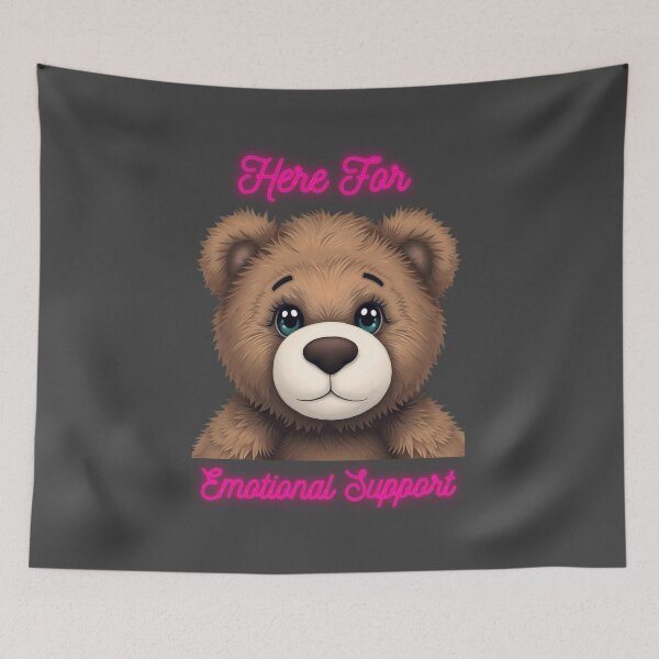 Item preview, Emotional Support Bear designed and sold by sarcasm84.