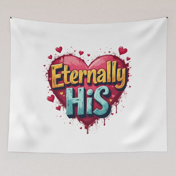 Item preview, Eternally His, Heart Art designed and sold by Faithloveshop.