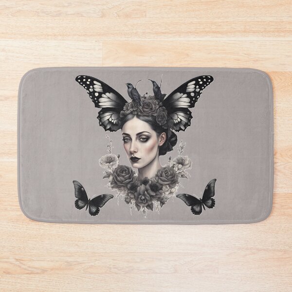 Item preview, "Good Maleficent"  "bird horns" butterfly and bunch of flowers designed and sold by Atarac.