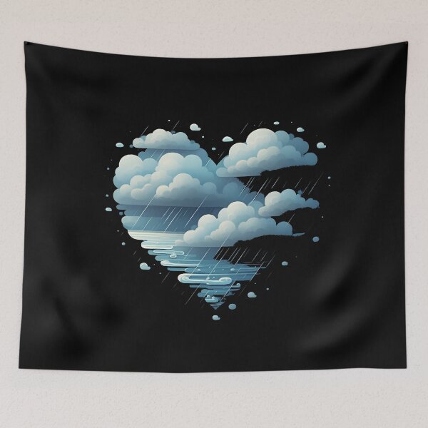 Item preview,  Stormy Clouds Illustration Storm designed and sold by studiopekepeke.