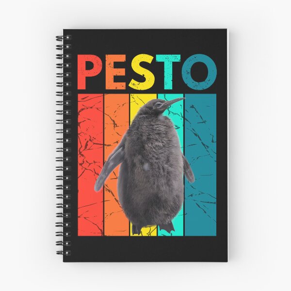 Item preview, Vibrant Pesto Penguin Retro Design designed and sold by andasanc14.