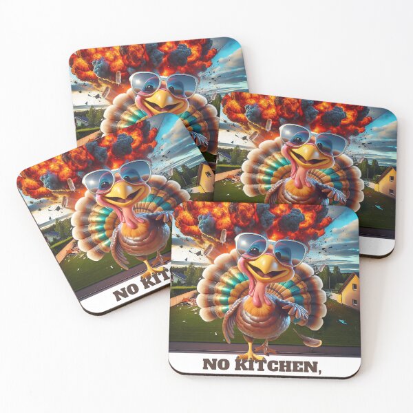 Item preview, No Kitchen, No Cooked Turkey - Funny Thanksgiving Escape designed and sold by artivibestudio.