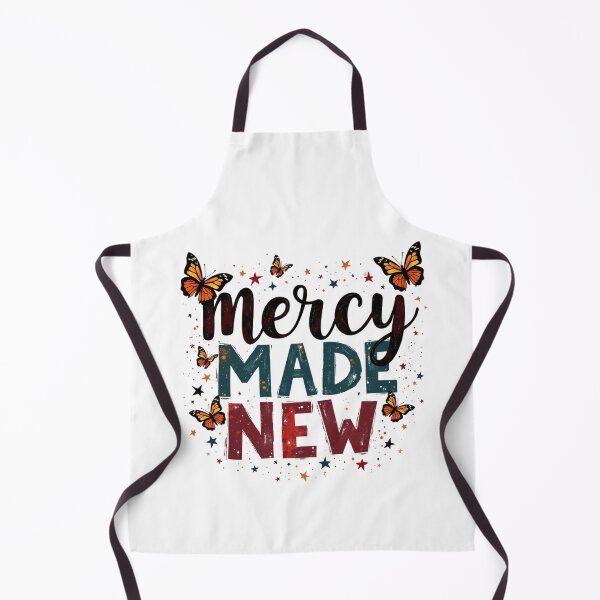 Item preview, Mercy Made New, Butterflies and Stars Art designed and sold by Faithloveshop.