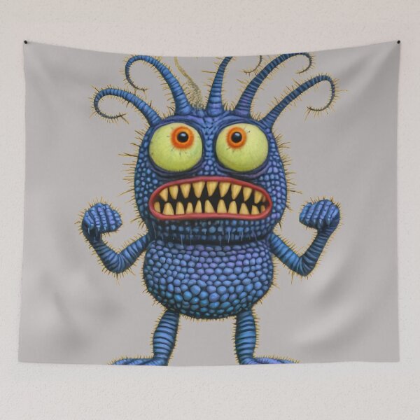 Item preview, Blue Pimple Monster designed and sold by Brendon987.