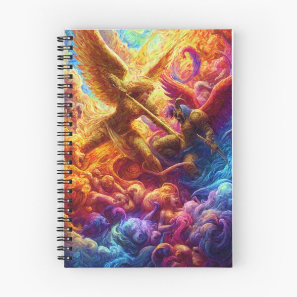 Item preview, Colorful Celestial Conflict Abstract Painting designed and sold by Nostalgia Busters.