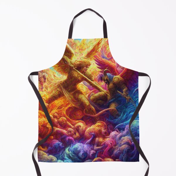 Item preview, Colorful Celestial Conflict Abstract Painting designed and sold by Nostalgia Busters.