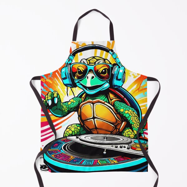 Item preview, Funny Turtle Party DJ designed and sold by TheArtOfPat.