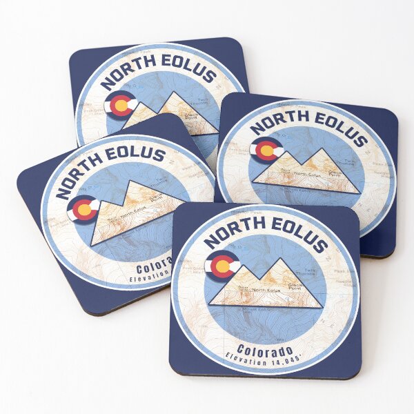 Item preview, Colorado Mountain Sunset Map - North Eolus designed and sold by Willz Designz.