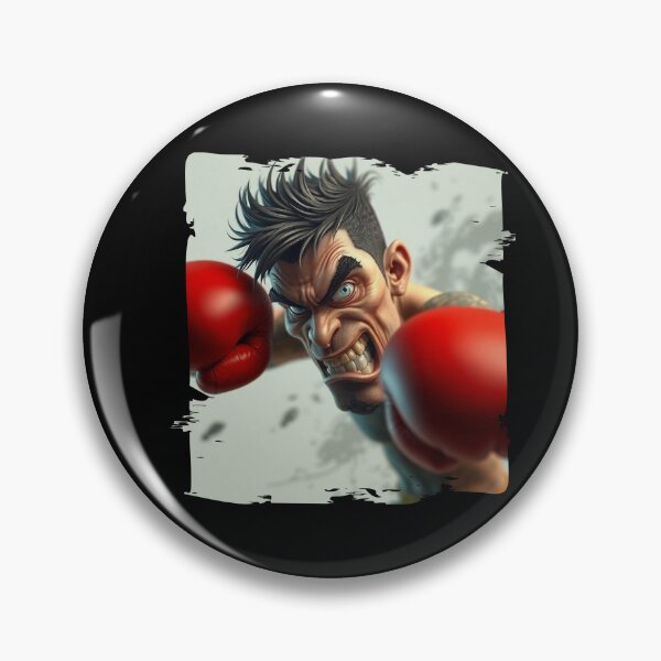 Item preview, Fierce Boxer Ready to Fight with Determined Expression designed and sold by Hungry-Murphy.
