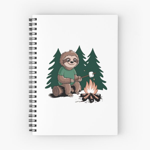 Item preview, CUTE CAMPFIRE SLOTH . designed and sold by Obinne.
