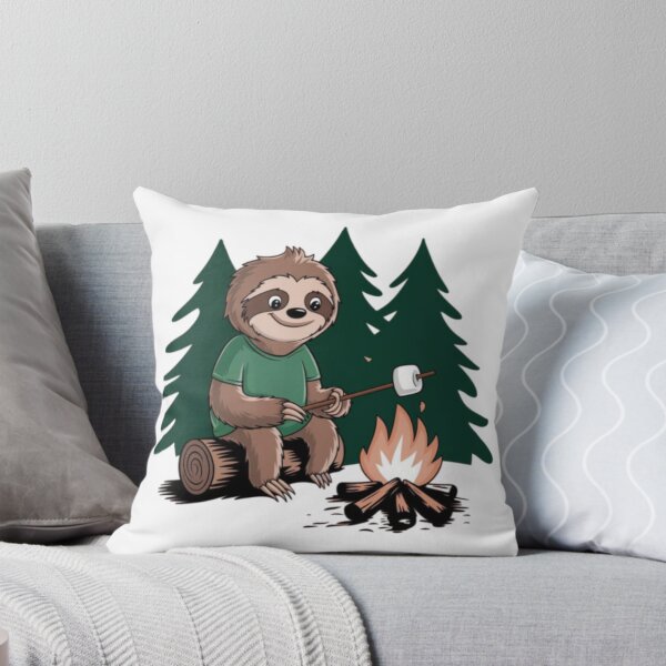 Item preview, CUTE CAMPFIRE SLOTH . designed and sold by Obinne.