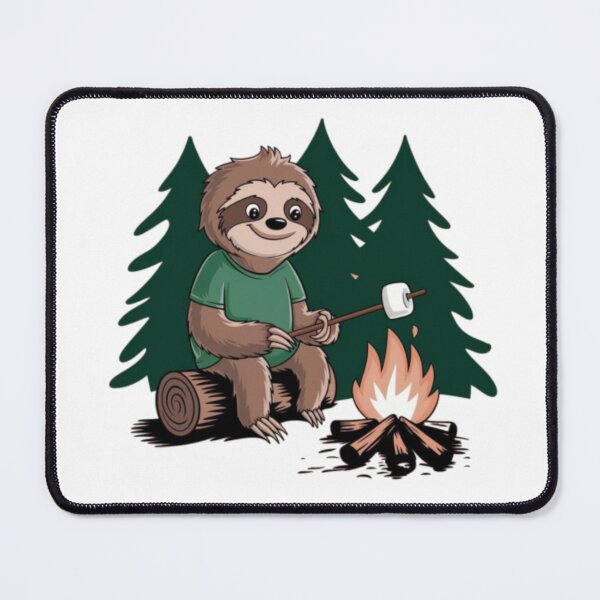 Item preview, CUTE CAMPFIRE SLOTH . designed and sold by Obinne.