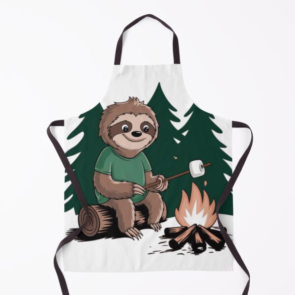 Item preview, CUTE CAMPFIRE SLOTH . designed and sold by Obinne.