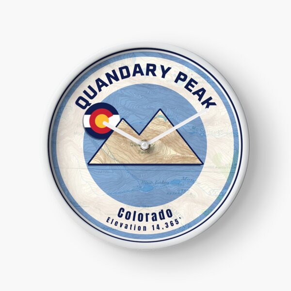 Item preview, Colorado Mountain Sunset Map - Quandary Peak designed and sold by Willz Designz.