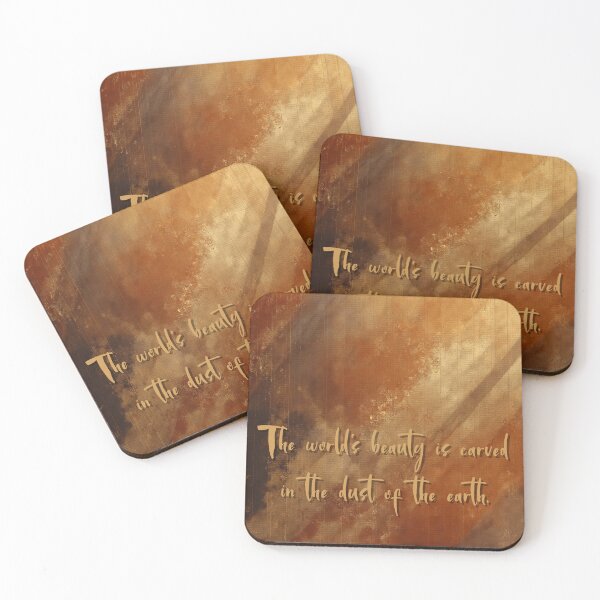Item preview, The world’s beauty is carved in the dust of the earth. designed and sold by AmuraLumina.