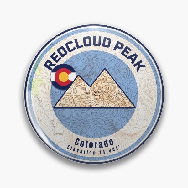 Item preview, Colorado Mountain Sunset Map - Redcloud Peak designed and sold by Willz Designz.