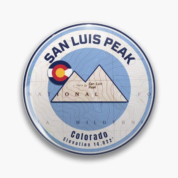 Item preview, Colorado Mountain Sunset Map - San Luis Peak designed and sold by Willz Designz.