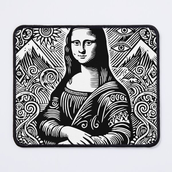 Item preview, Eternal Smile: Mona Lisa Woodcut Edition designed and sold by Carocas20.