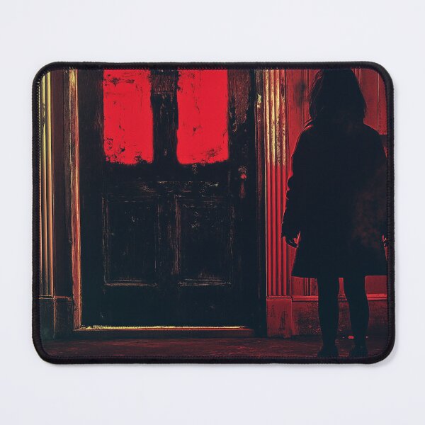 Item preview, Haunted Door 80s Horror Vibes designed and sold by ShmoneyFace.
