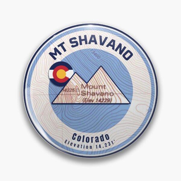 Item preview, Colorado Mountain Sunset Map - Mt Shavano designed and sold by Willz Designz.