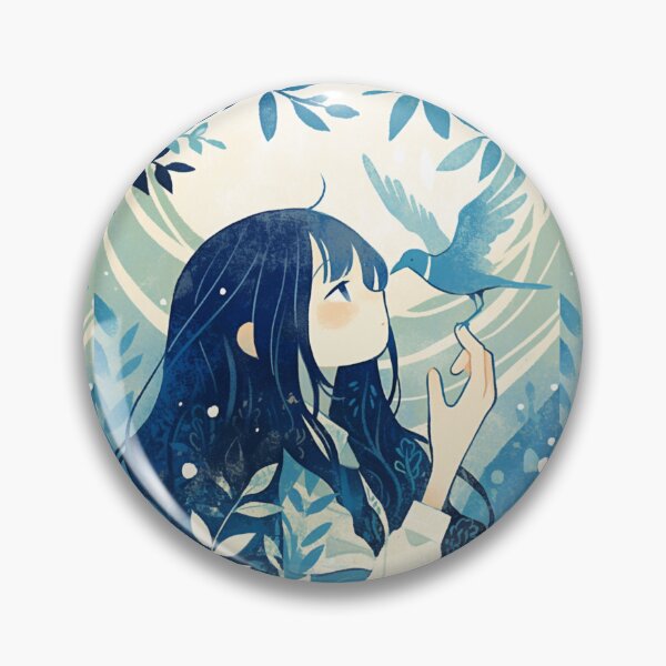 Artikelvorschau, Anime-Tarotkarte „Der blaue Vogel“ entworfen und verkauft von MendaciousMina.