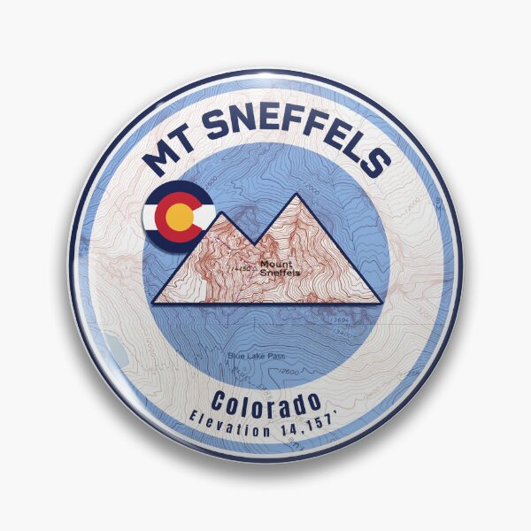 Item preview, Colorado Mountain Sunset Map - Mt Sneffels designed and sold by Willz Designz.