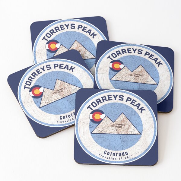 Item preview, Colorado Mountain Sunset Map - Torreys Peak designed and sold by Willz Designz.