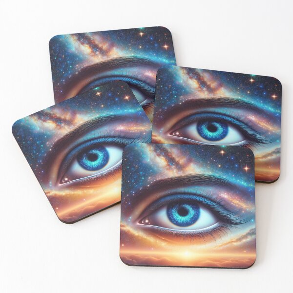 Item preview, Third eye against a starry sky designed and sold by Jennifer McBride.