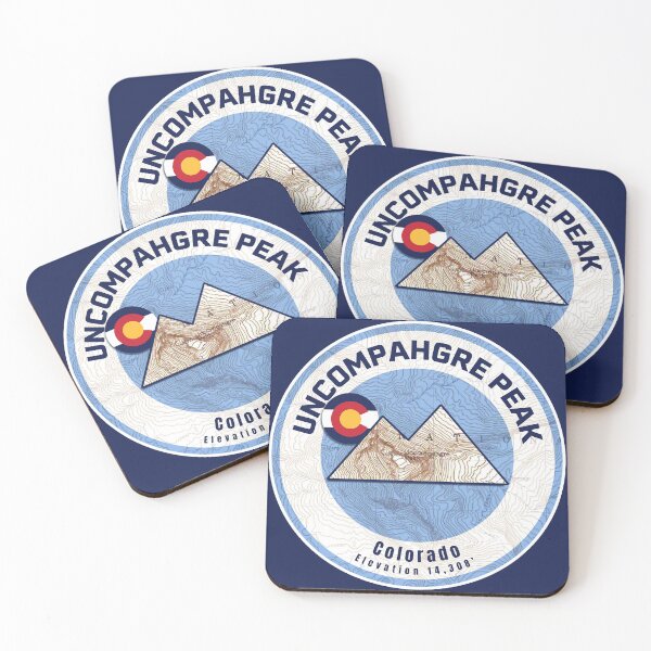 Item preview, Colorado Mountain Sunset Map - Uncompahgre Peak designed and sold by Willz Designz.