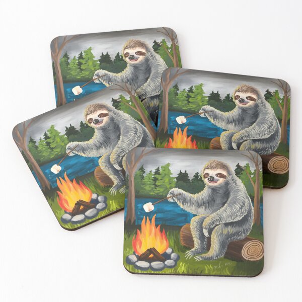 Item preview,  CAMPFIRE SLOTH . designed and sold by Obinne.