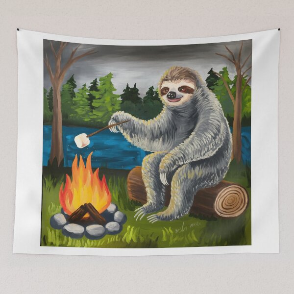 Item preview,  CAMPFIRE SLOTH . designed and sold by Obinne.