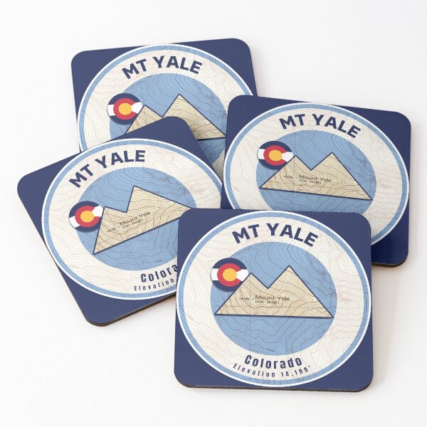 Item preview, Colorado Mountain Sunset Map - Mt Yale designed and sold by Willz Designz.