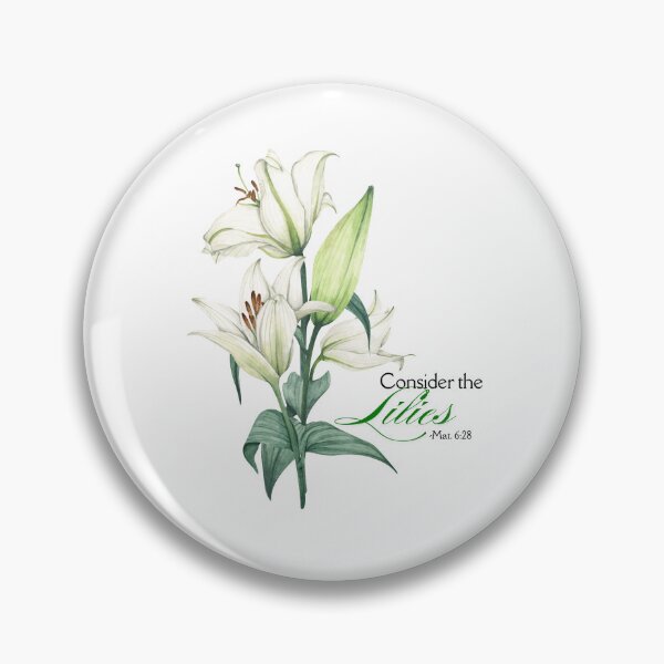 Item preview, Consider the Lilies, Lilies Art  designed and sold by Faithloveshop.