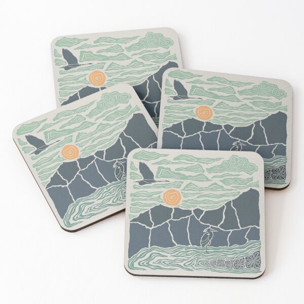 Item preview, Where Mountains Meet the River  designed and sold by Vie-Designs.
