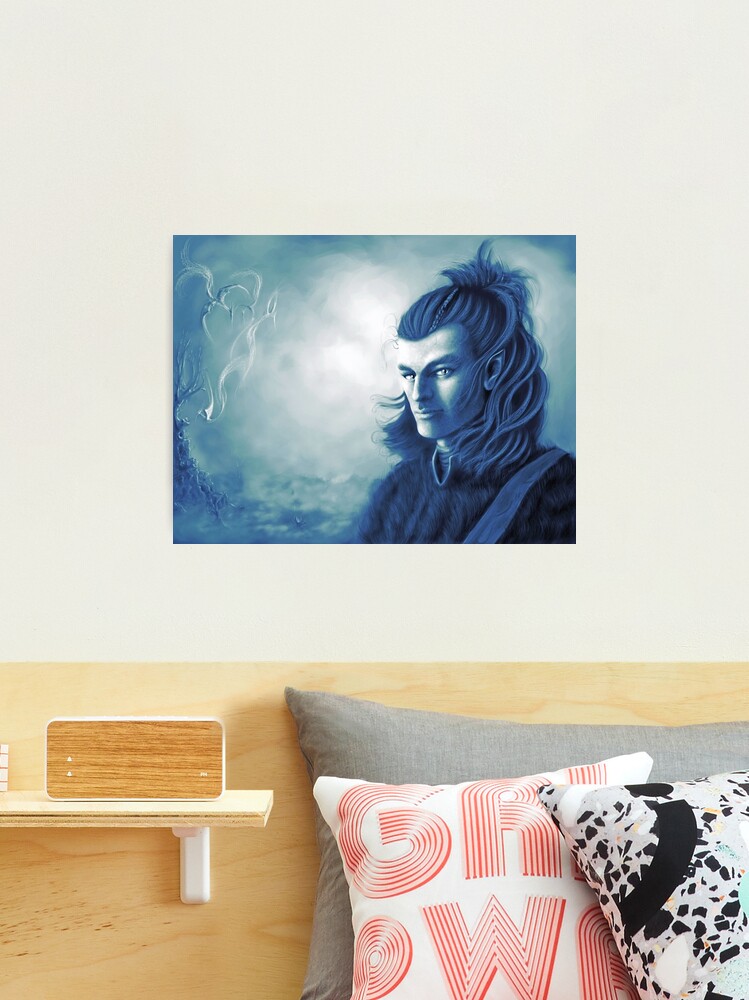 Thumbnail 2 of 3, Photographic Print, Wild Elf Hunter Aquamarine designed and sold by Sirielle.