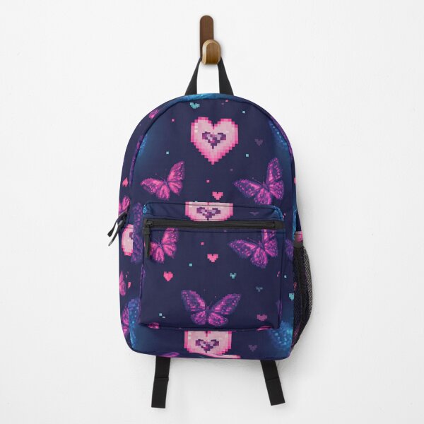 Item preview, Neon Flutter: Digital Butterflies & Pixelated Hearts (Y2K) designed and sold by SeanOsShirts.
