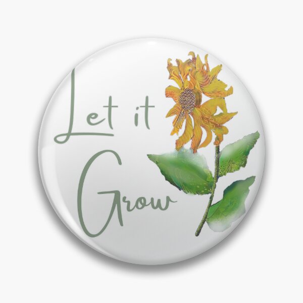 Item preview, Let it Grow - Hippie Deadhead Sunflower designed and sold by AuroraXGreen.