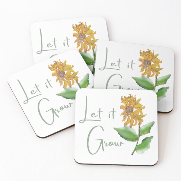 Item preview, Let it Grow - Hippie Deadhead Sunflower designed and sold by AuroraXGreen.