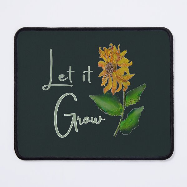 Item preview, Let it Grow - Hippie Deadhead Sunflower designed and sold by AuroraXGreen.