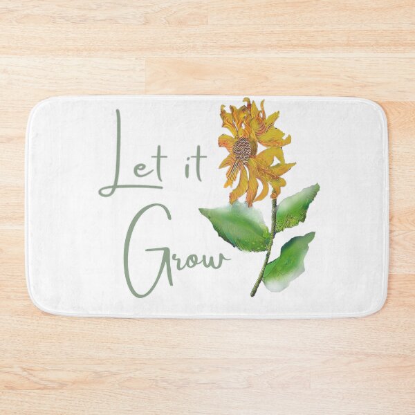 Item preview, Let it Grow - Hippie Deadhead Sunflower designed and sold by AuroraXGreen.