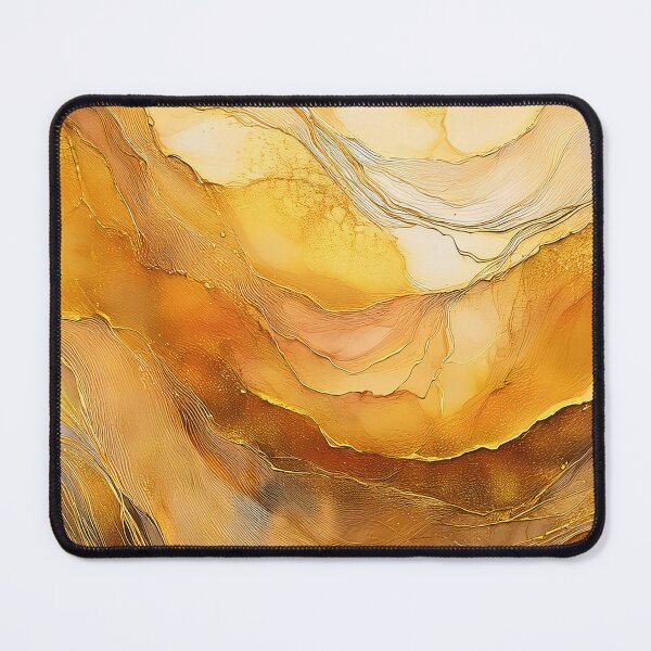 Item preview, Vivid abstract art with swirling golden hues and dynamic textures designed and sold by homydesign.