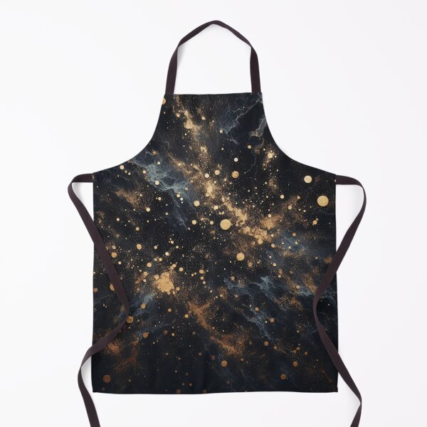 Item preview, Abstract black background with golden speckles and splatters designed and sold by homydesign.
