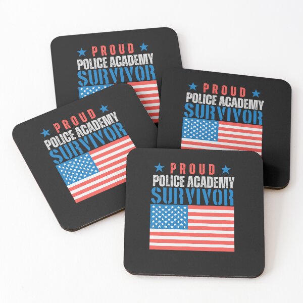 Item preview, American Flag Proud Police Academy Survivor designed and sold by AlienOccupation.