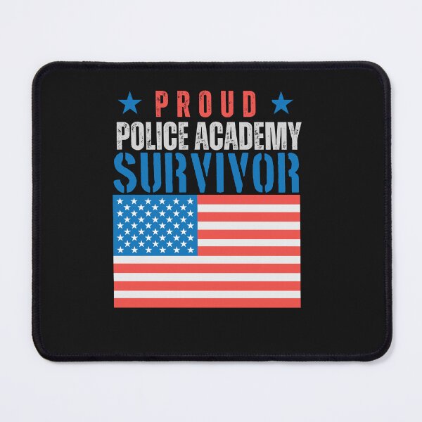 Item preview, American Flag Proud Police Academy Survivor designed and sold by AlienOccupation.