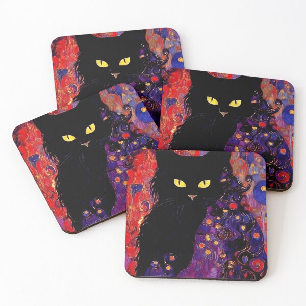 Item preview, Abstract Black Cat Art designed and sold by TheDarkWardrobe.