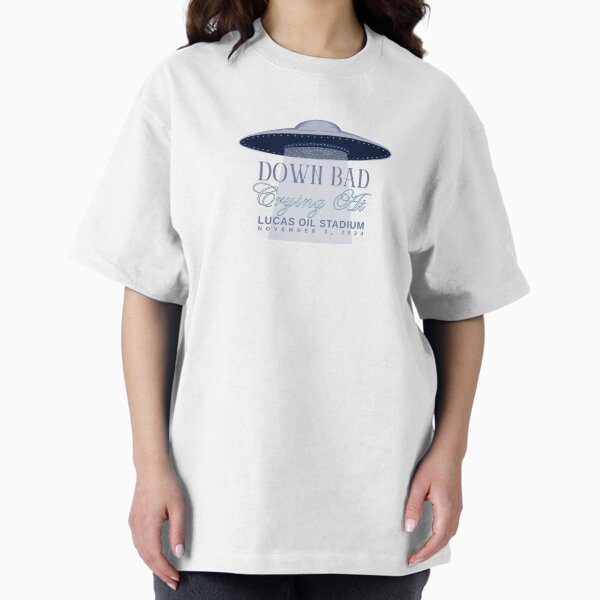 Down Bad Crying at Indy Eras Tour Night 3 Oversized T-Shirt